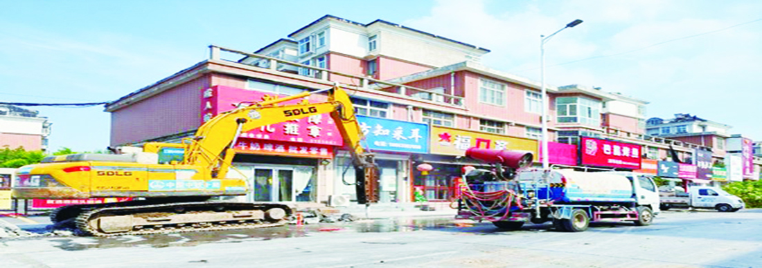 西四路220米路段启动改造　打造机非分离示范路